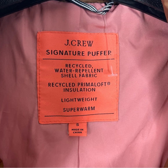 J. Crew Signature Puffer Size Small Quilted Cocoon Coat - Picture 4 of 7